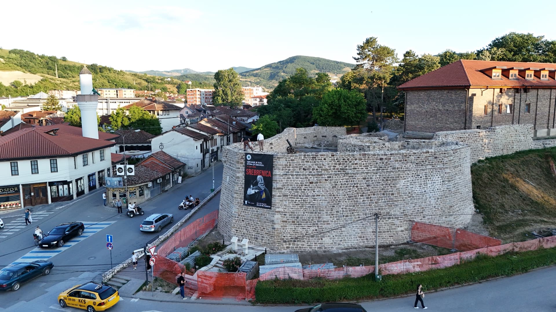 Novopazarska tvrđava — bedem