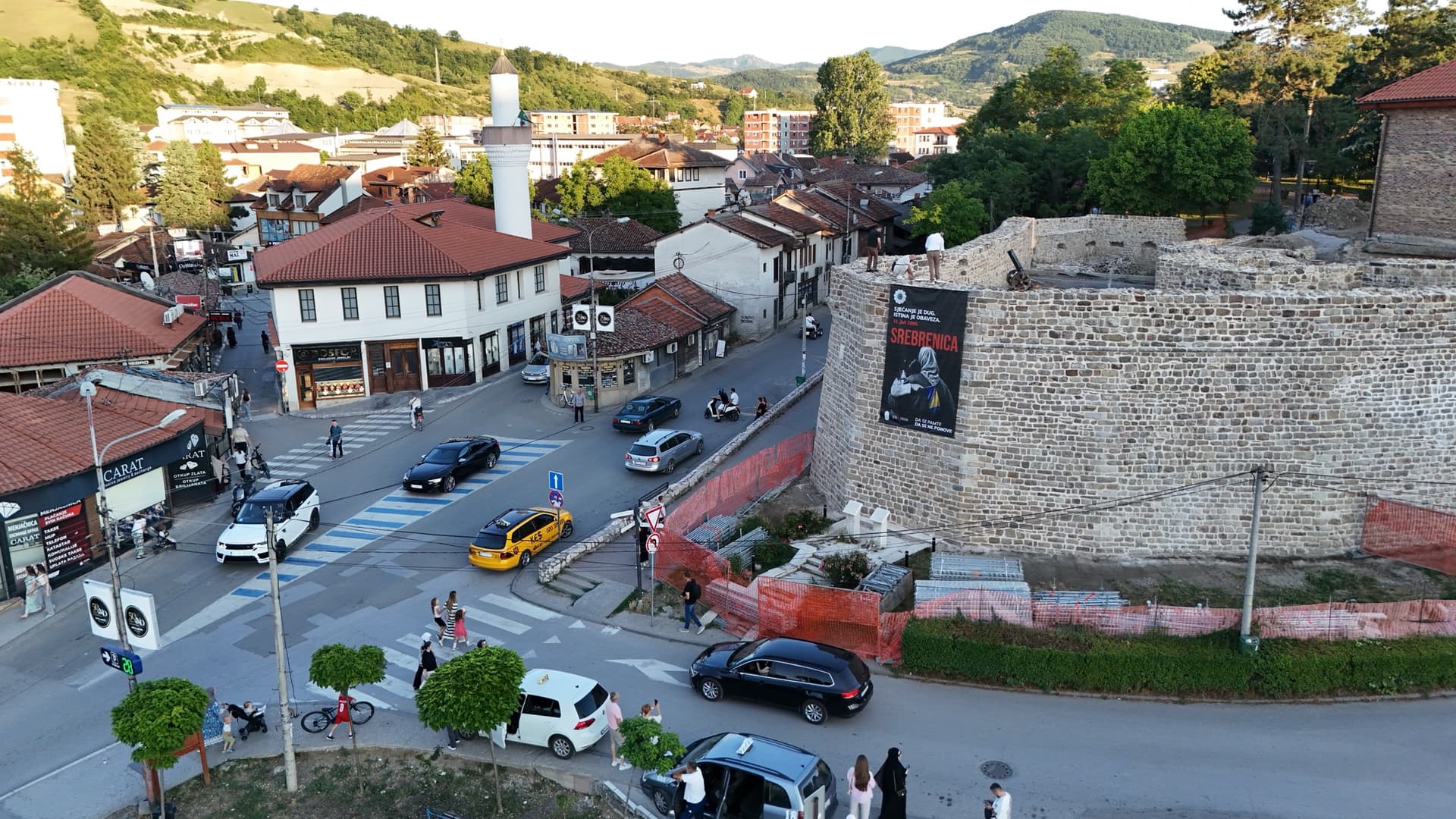 Novopazarska tvrđava — bedem
